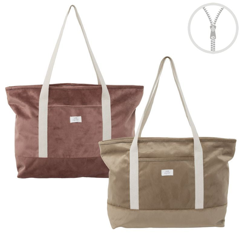 BOLSO CON CREMALLERA TERCIOPELO CLAUDIA