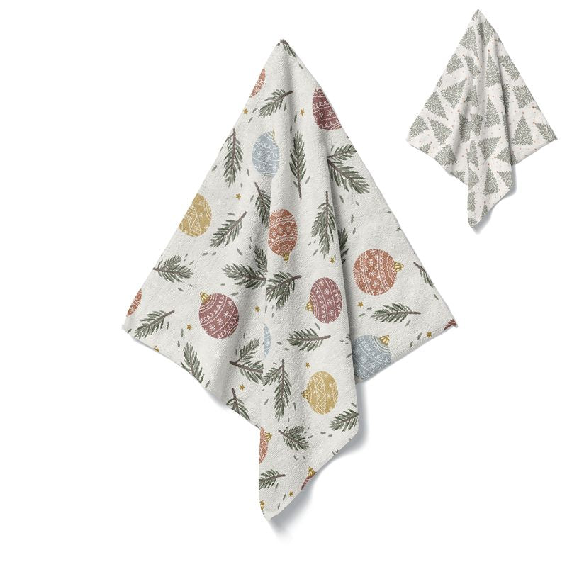 PAÑO COCINA 35X50CM MICROFIBRA NAVIDAD