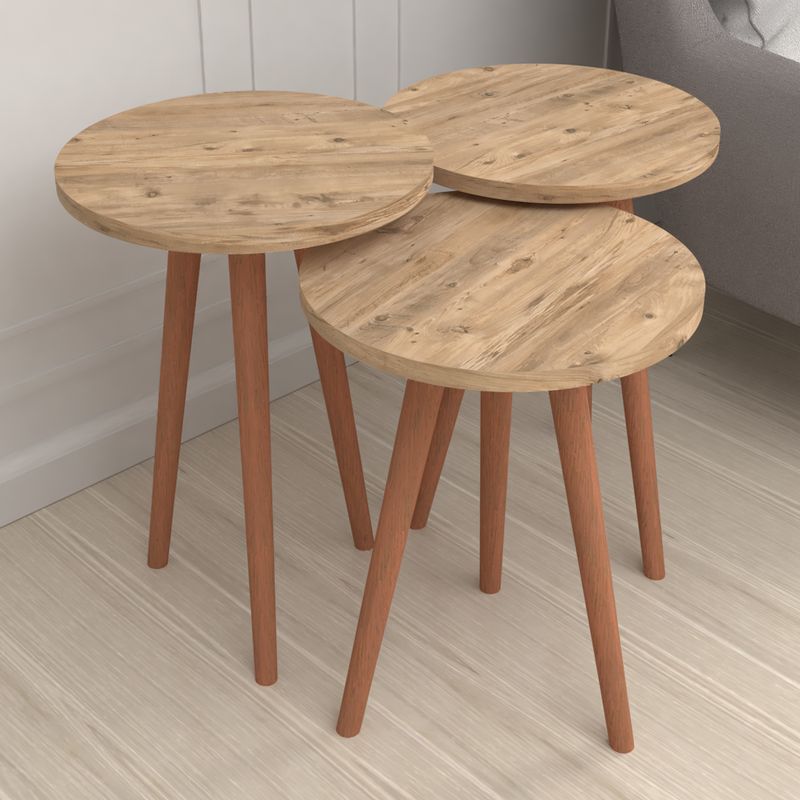 JUEGO DE 3 MESAS AUXILIARES