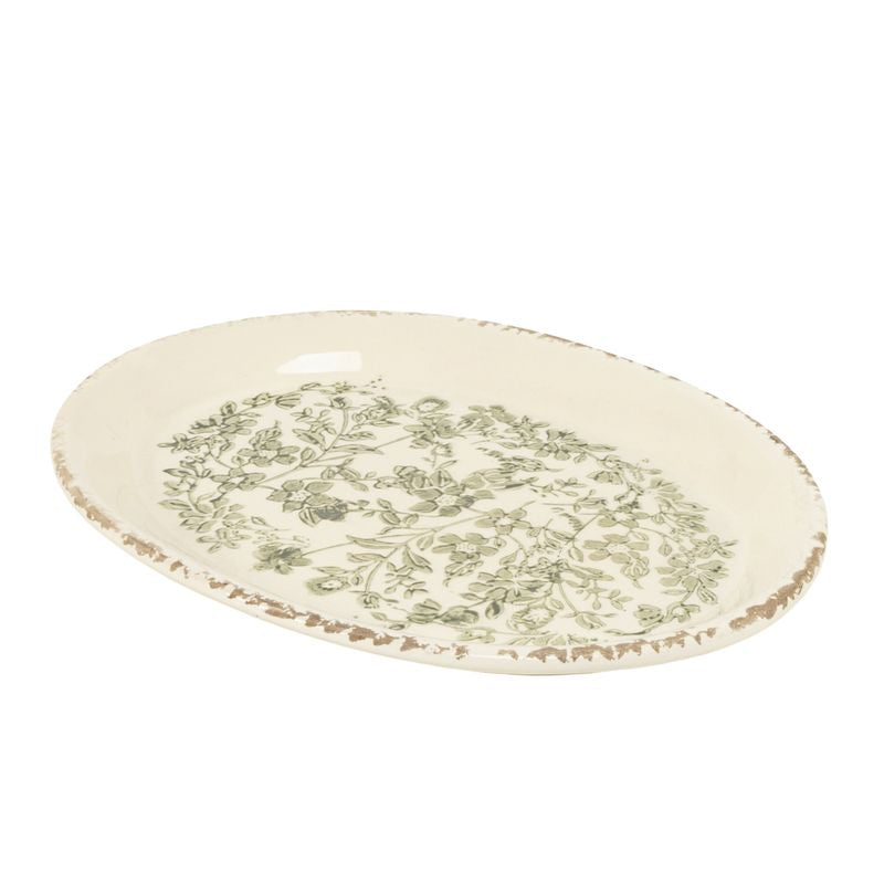 VACIABOLSILLOS OVAL FLOR VERDE