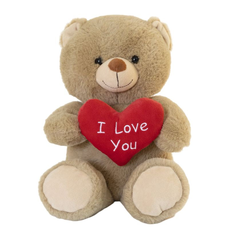 PELUCHE OSO CON CORAZON 30CM