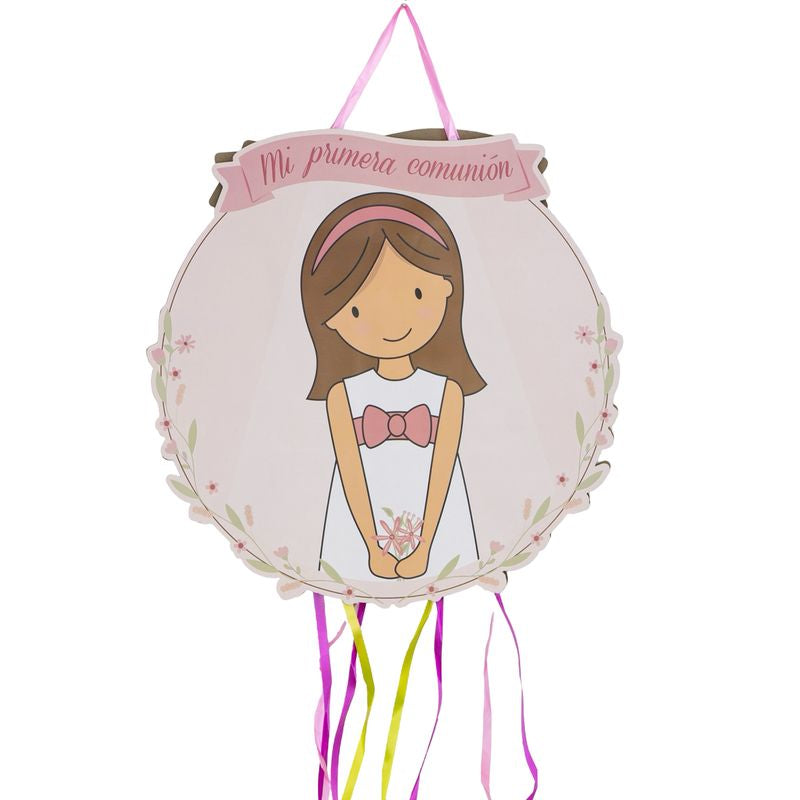 PIÑATA PLEGABLE COMUNION NIÑA
