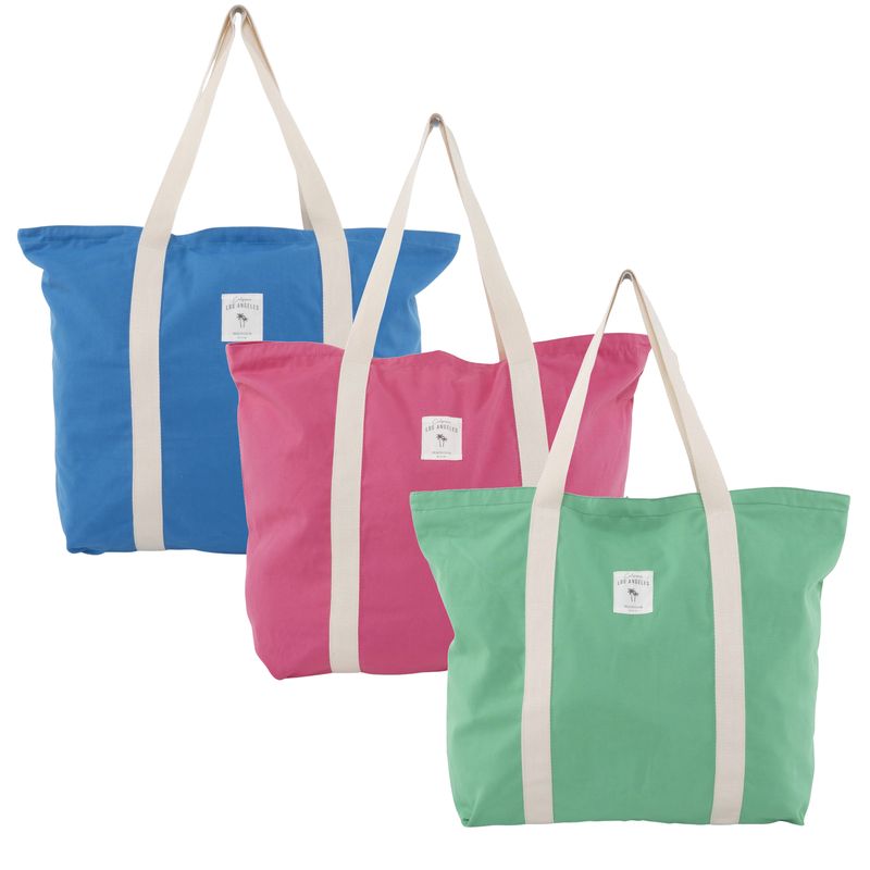 BOLSO ALGODON XL CON CREMALLERA MADISON