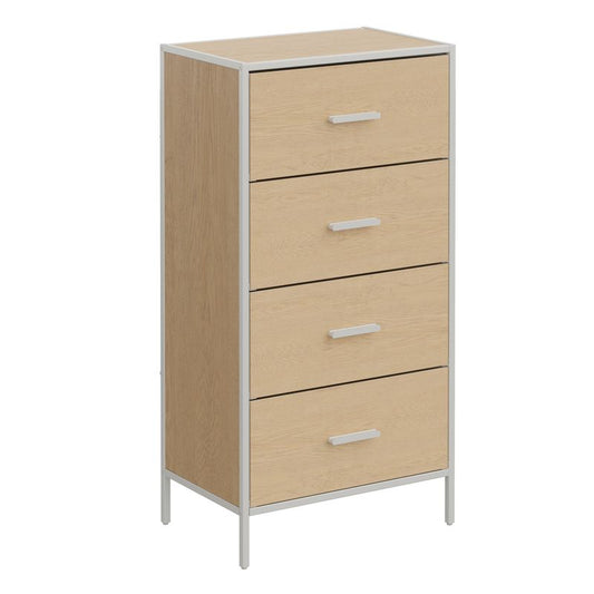 CAJONERA 4 CAJONES COLOR ABEDUL OSLO