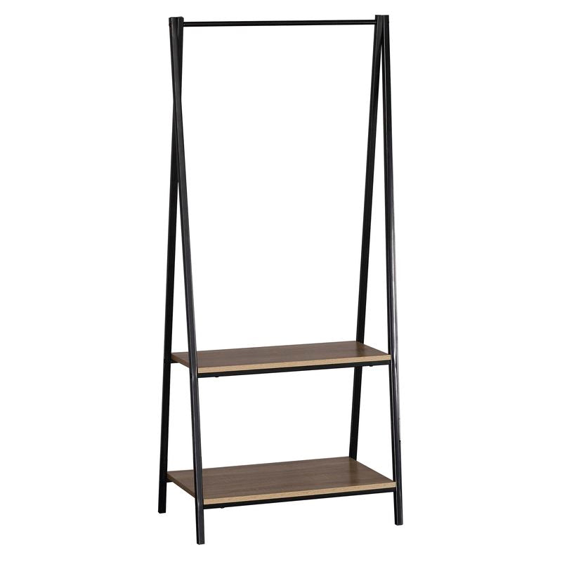 PERCHERO 2 ESTANTES MADERA