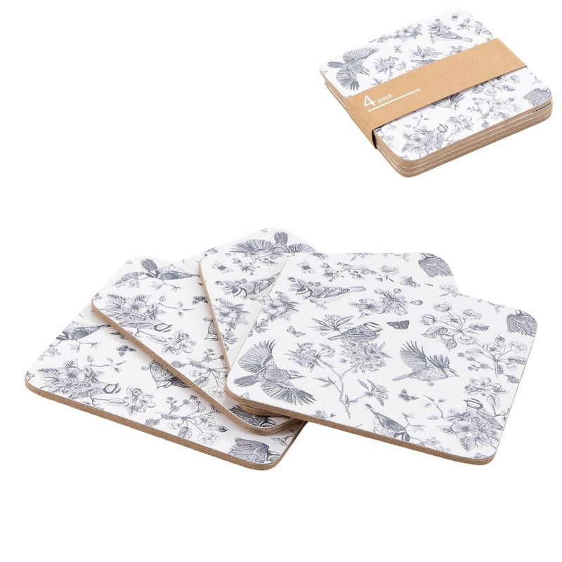 JUEGO DE 4 POSAVASOS BASE CORCHO VERSALLES