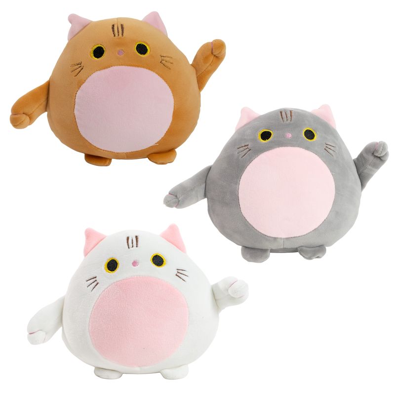 PELUCHE SUPER SOFT BOLA GATO 18CM