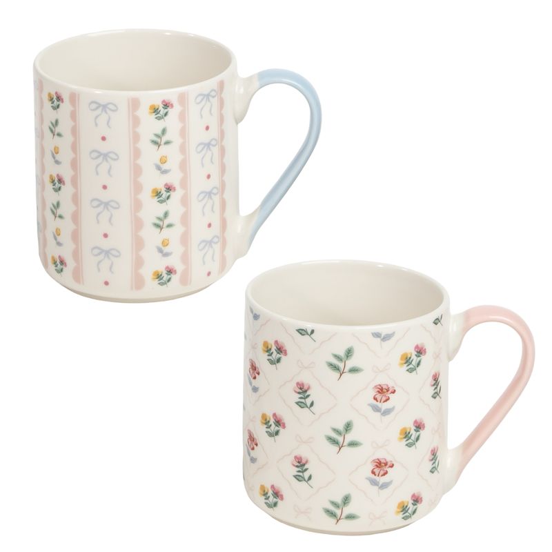 MUG 370ML FLORES