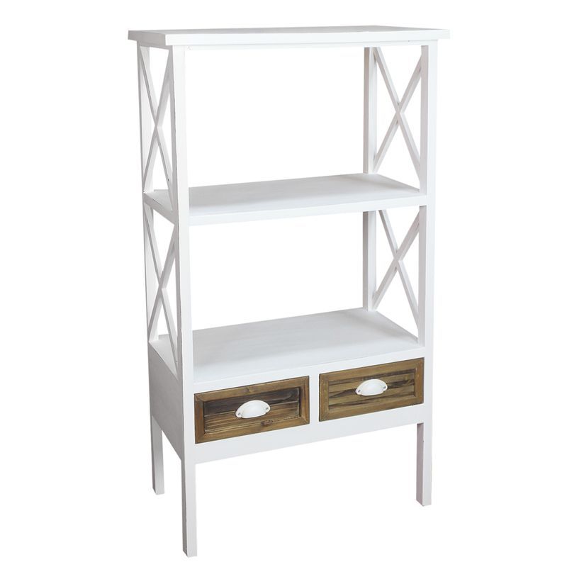 MUEBLE ESTANTERIA 2 CAJONES