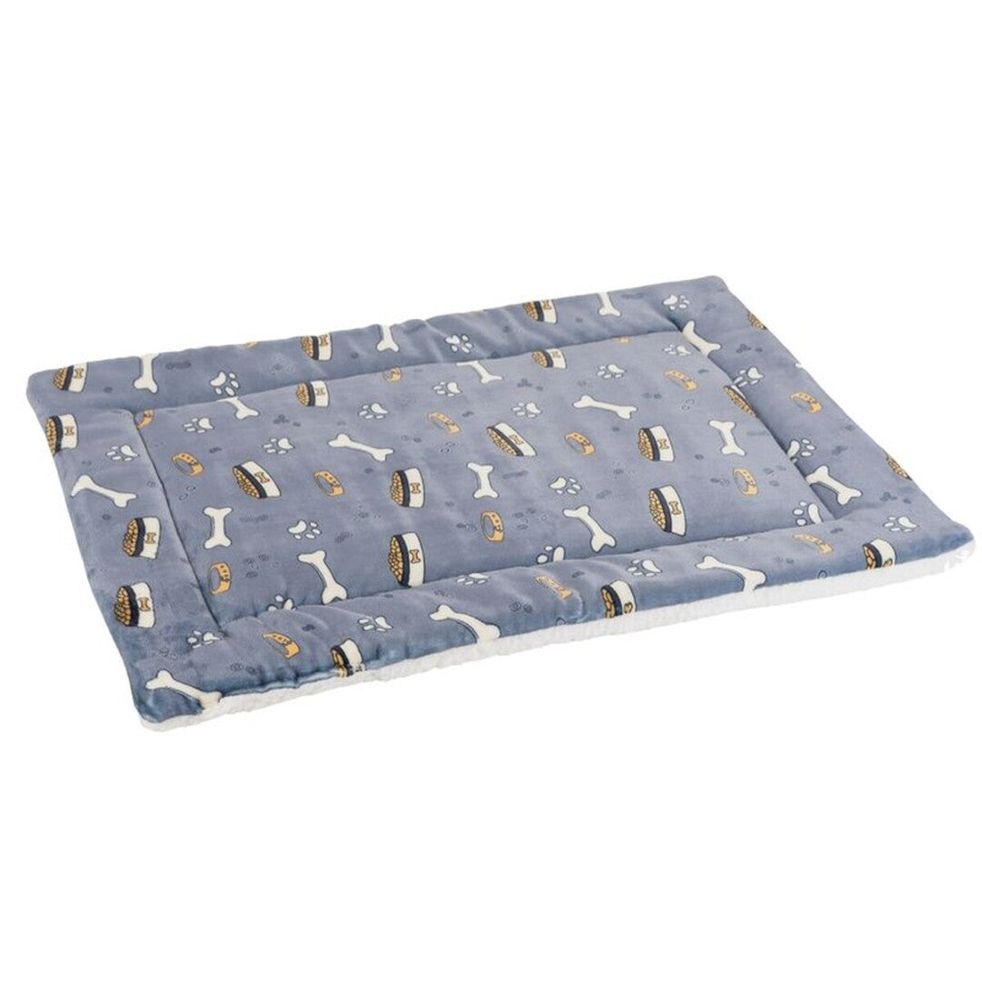 CAMA AZUL MASCOTAS PERROS 60X85CM