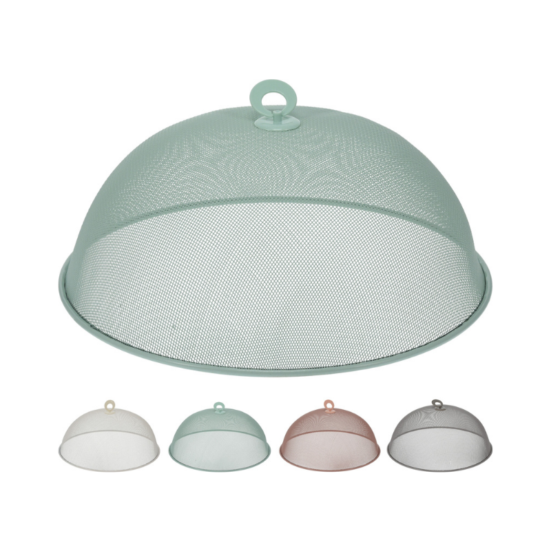 TAPA METAL CUBREPLATOS ANTIMOSCAS 35CM