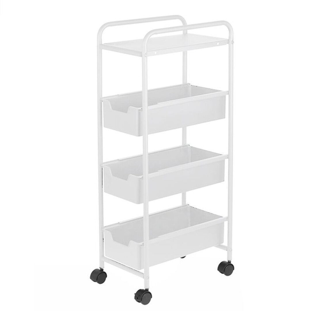 CARRO AUXILIAR METAL BLANCO