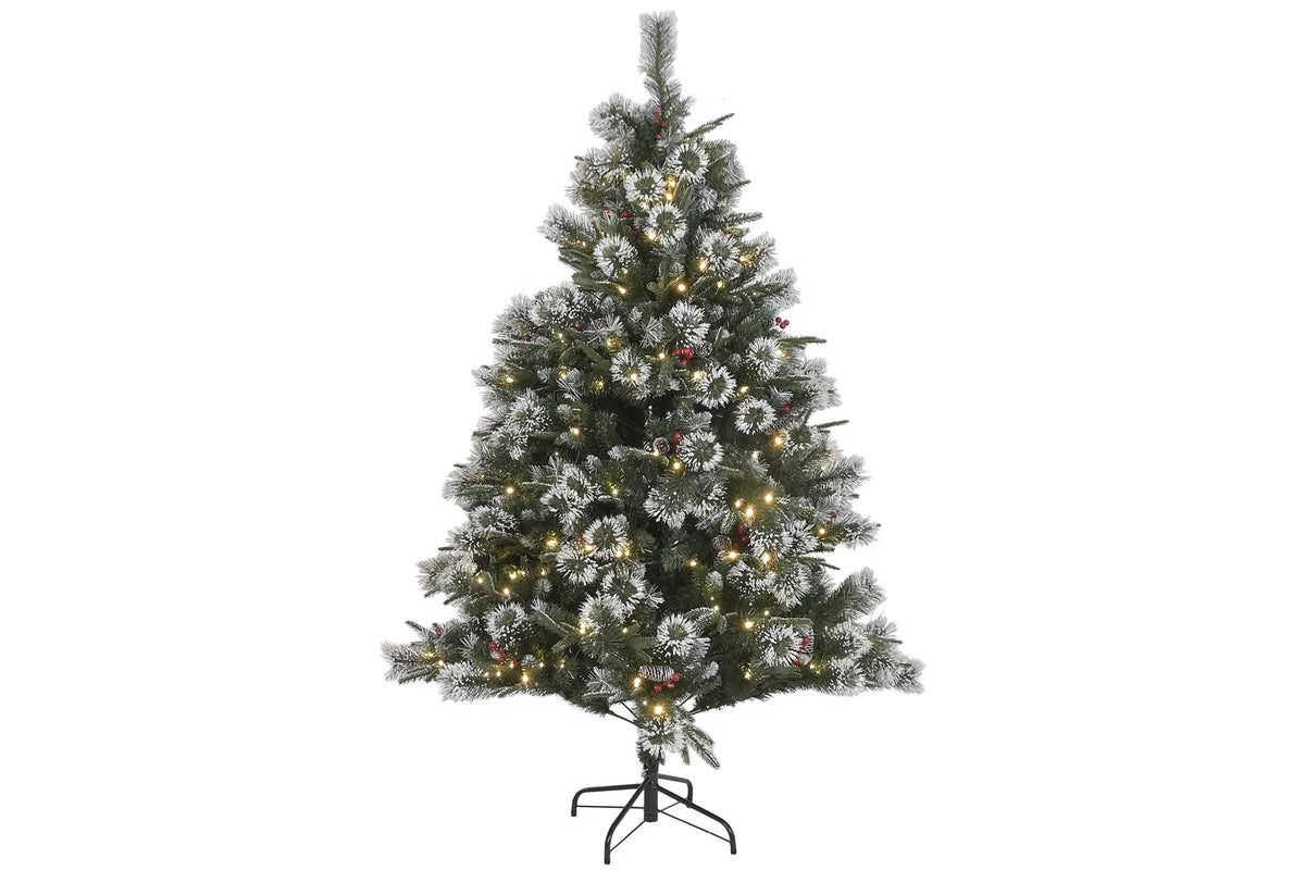ARBOL DE NAVIDAD CON NIEVE 300 LEDS 180CM