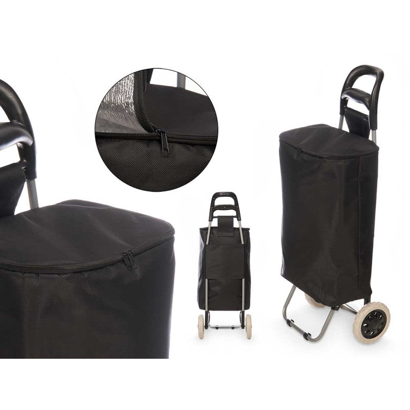 CARRO COMPRA TERMICO 32L NEGRO