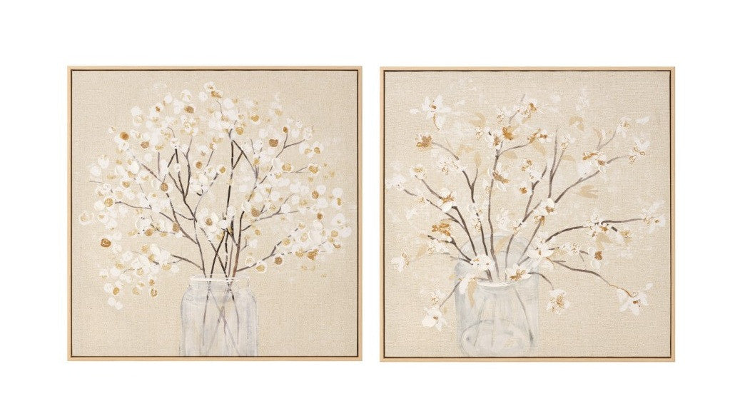 CUADRO LIENZO JARRON 50X3X50CM
