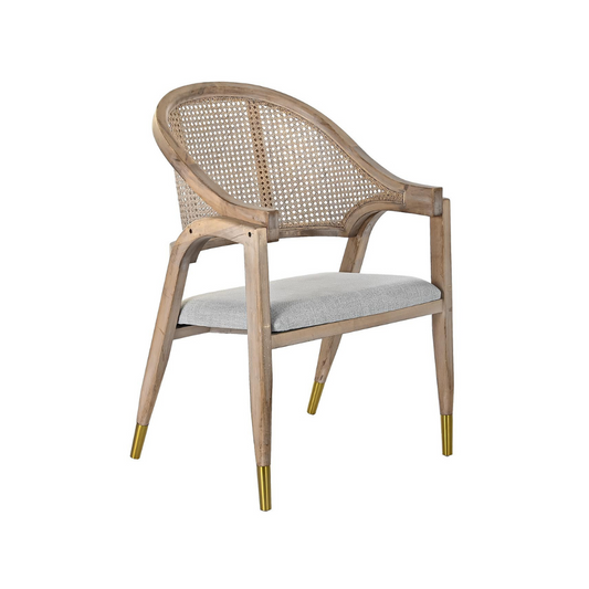 SET 2 SILLAS ABETO GRIS CLARO