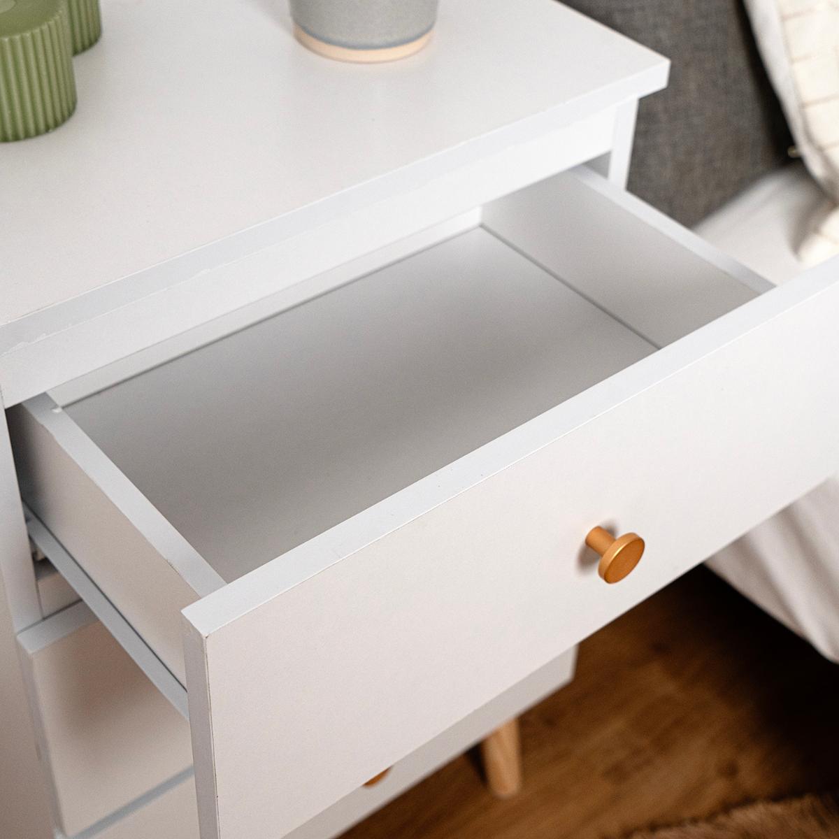 MESILLA MADERA MELAMINA Y PATAS DE PINO