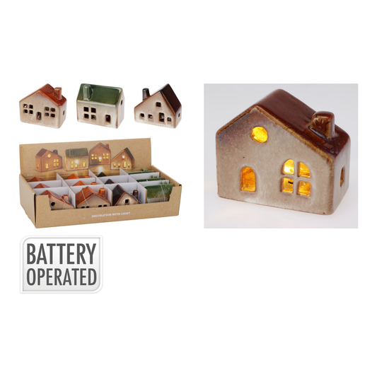 CASITA XMAS 8CM CON LED