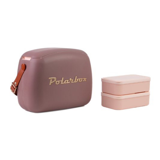 POLARBOX 6L MAUVE GOLD + 2 TUPPERS
