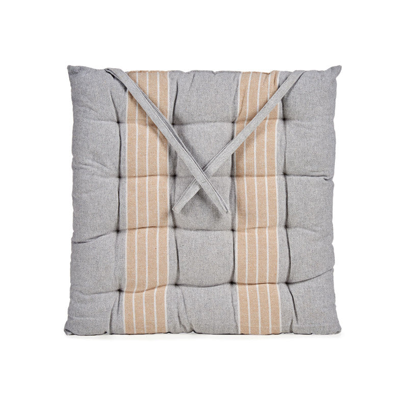 COJIN SILLA RAYAS GRIS