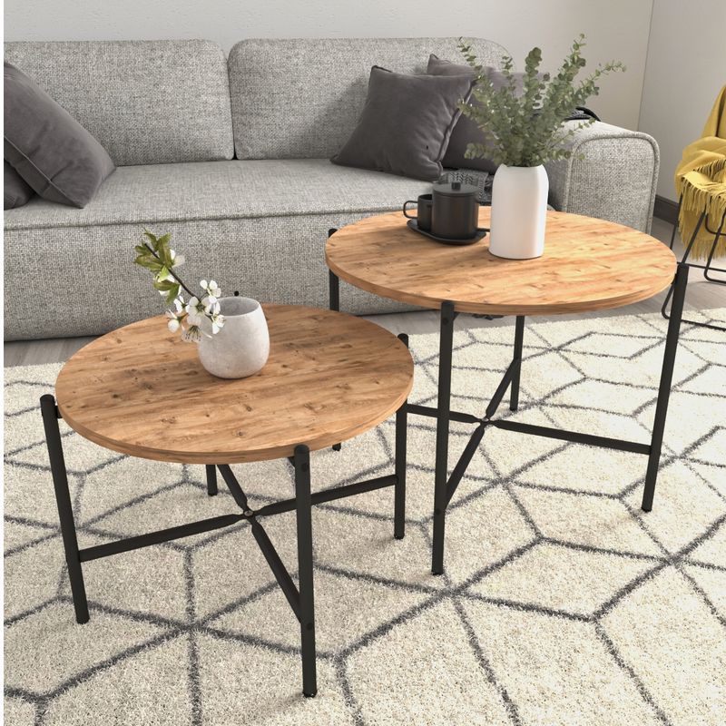 JUEGO DE 2 MESAS AUXILIARES