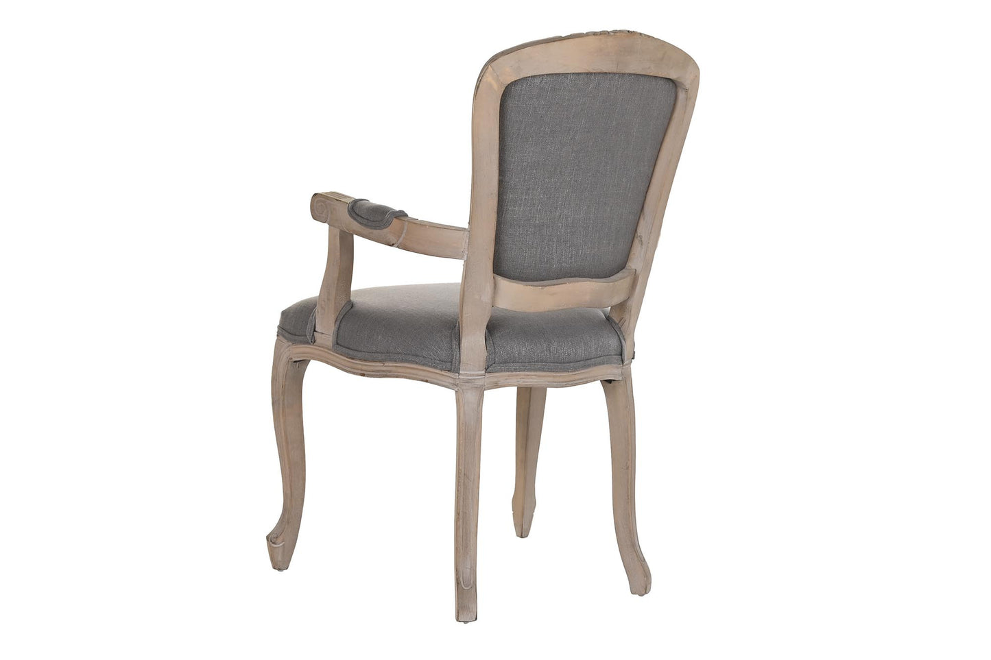 SET 2 SILLAS RUBBERWOOD GRIS OSCURO