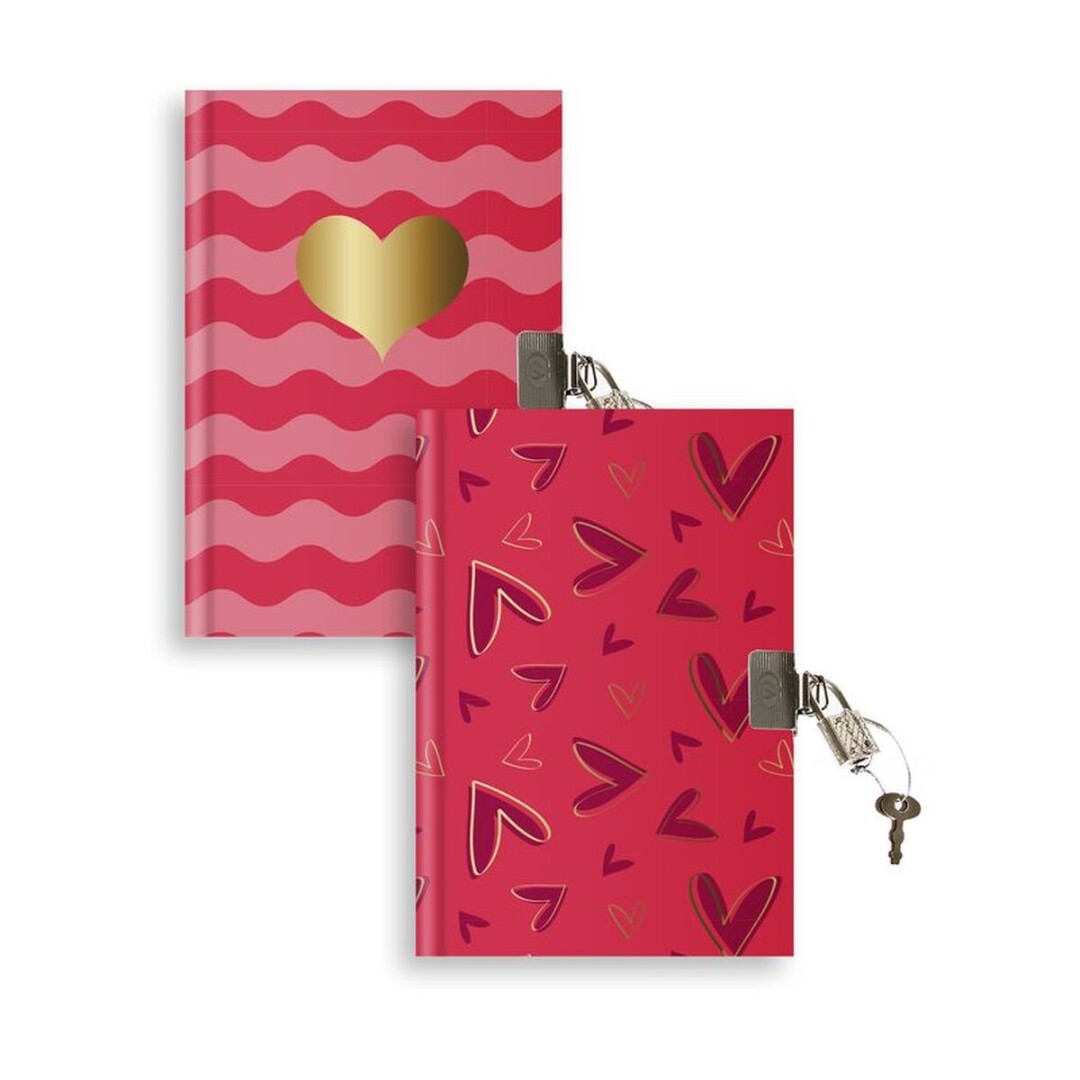 DIARIO CON CANDADO SAN VALENTIN