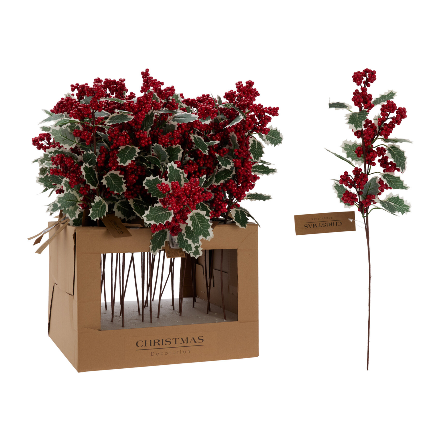 RAMA DE BAYAS ROJAS 58CM