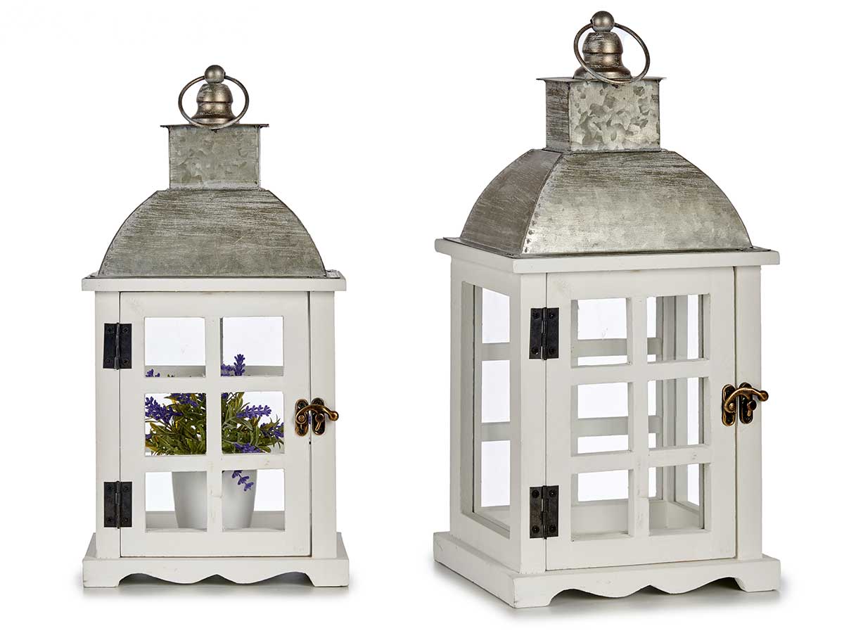 FAROL MADERA BLANCA RECTAN MEDIANO ALTO