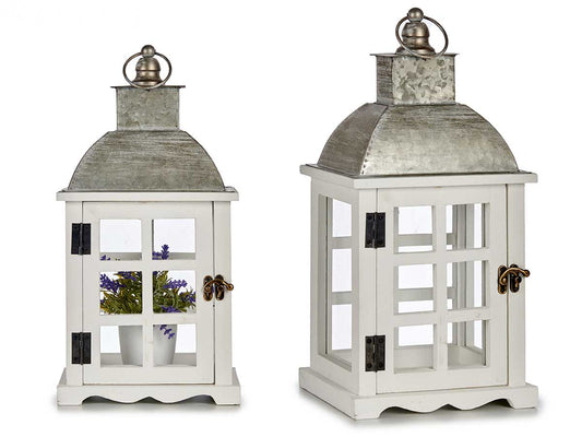 FAROL MADERA BLANCA RECTAN MEDIANO ALTO