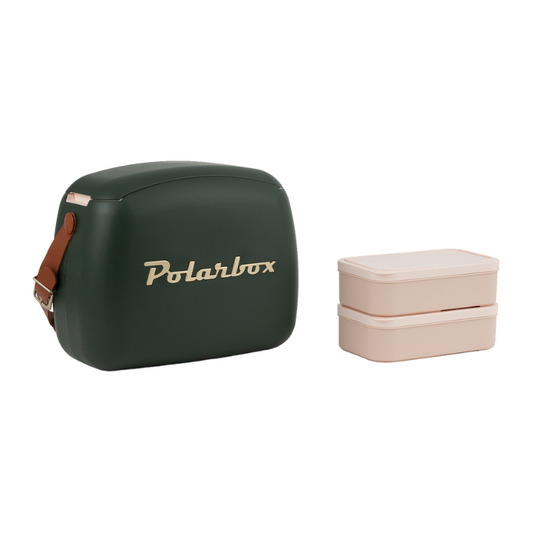 POLARBOX 6L GREEN FOREST GOLD + 2 TUPPERS