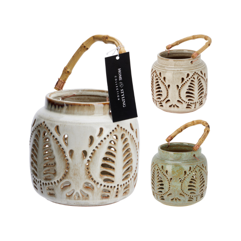 CANDELABRO PORCELANA 14CM