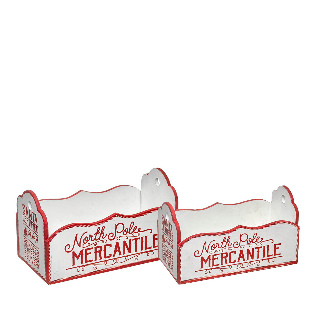 CAJA DE MADERA NAVIDAD