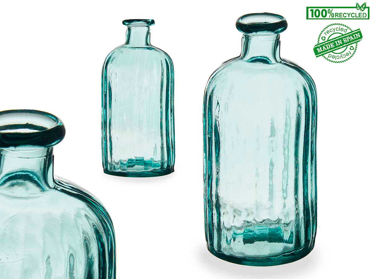 BOTELLA DECORATIVA VIDRIO HOLANDA RAYAS 0,7L