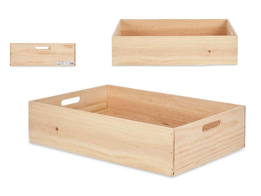 CAJA MADERA CERRADA 60X40CM