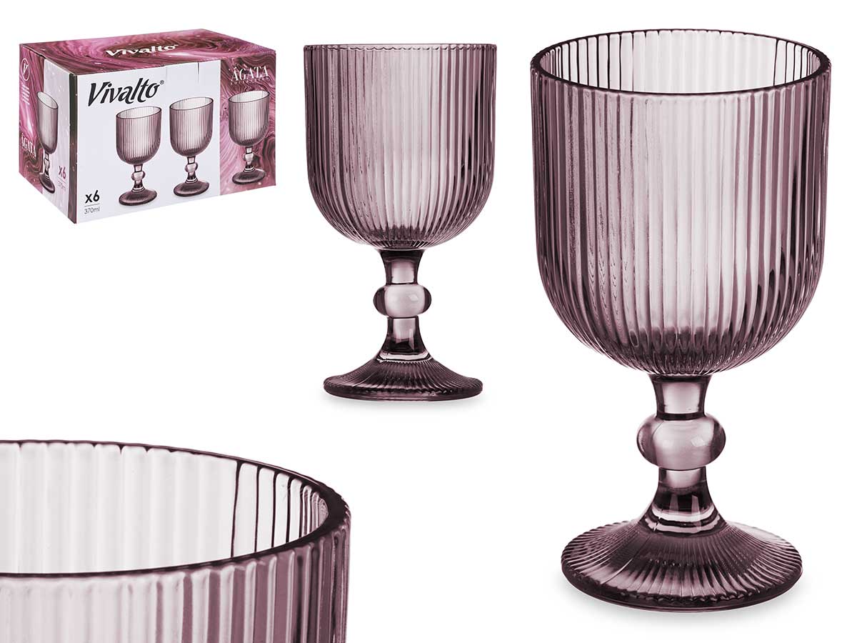 COPA ROSA RAYAS 260ML