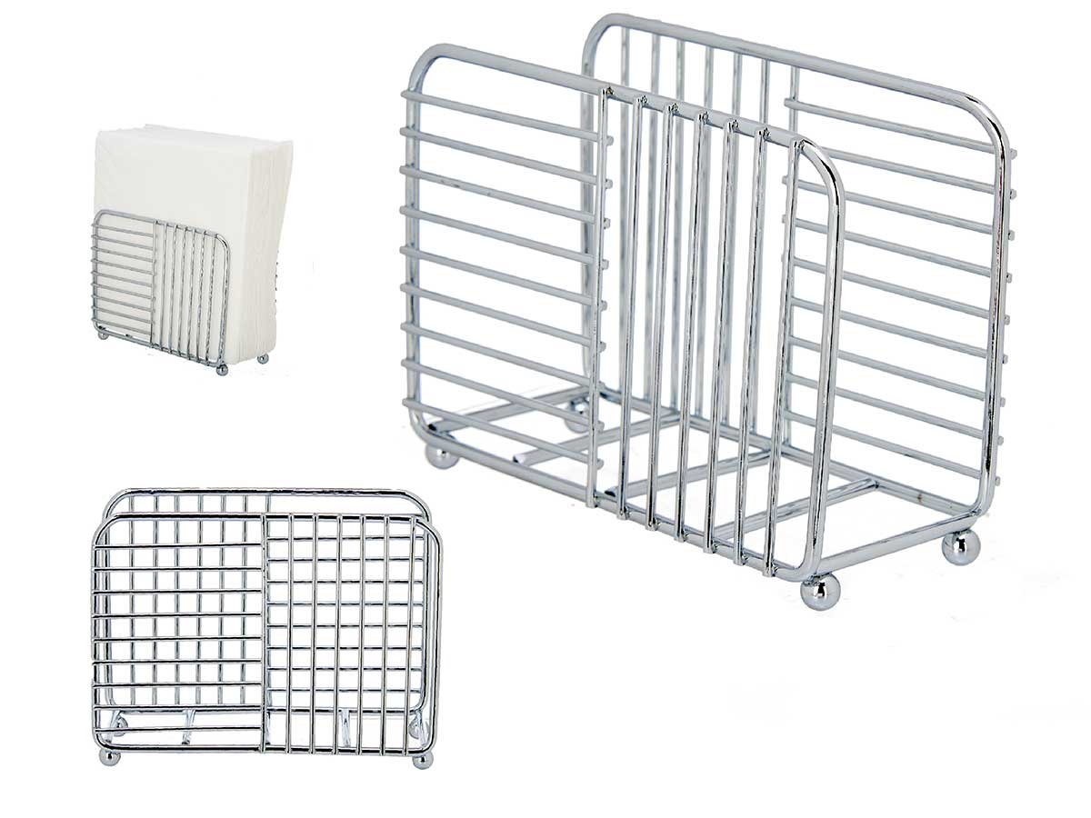 SERVILLETERO METAL CROMADO SENCILLO