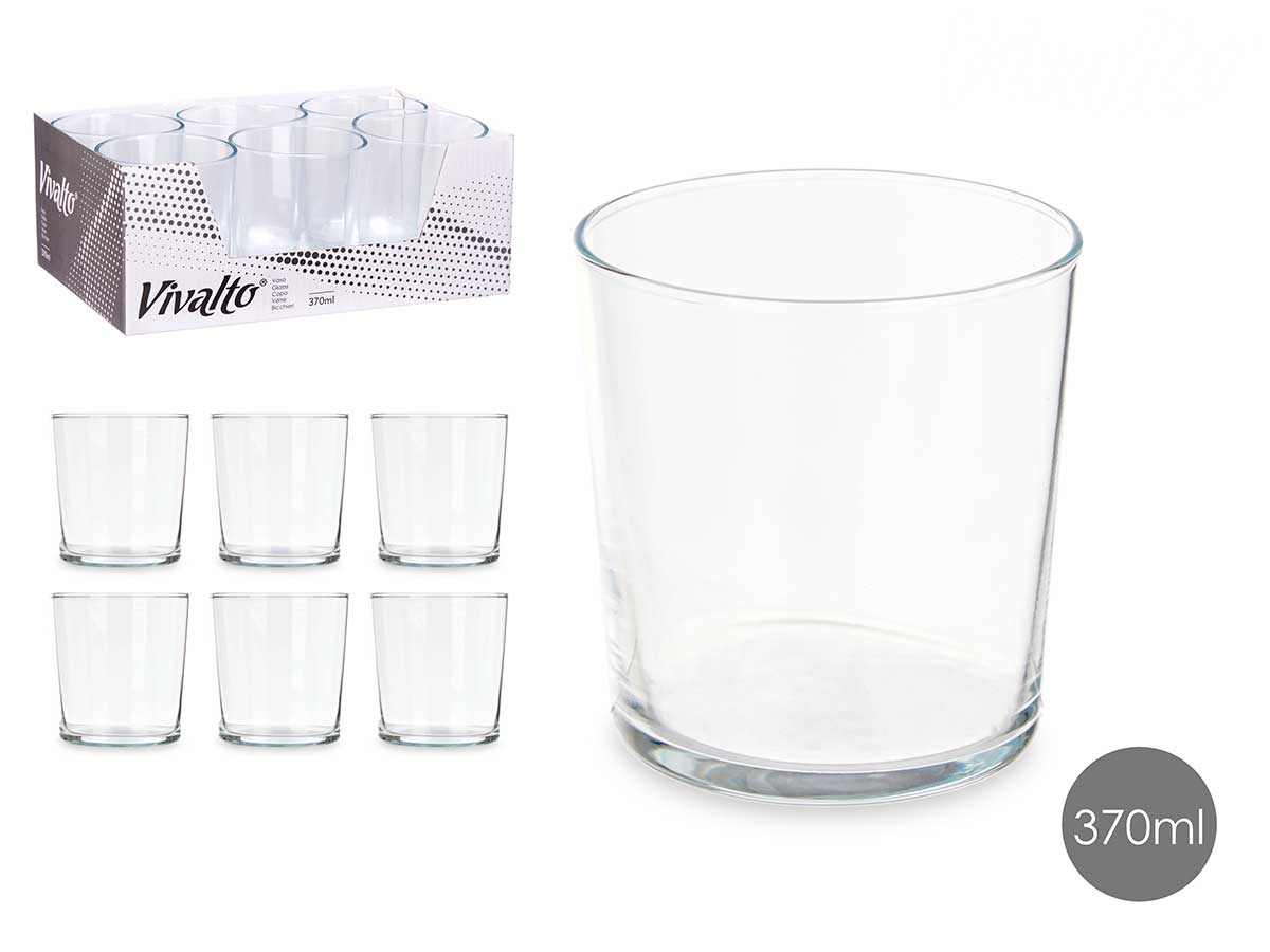 VASO AGUA RECTO 370ML