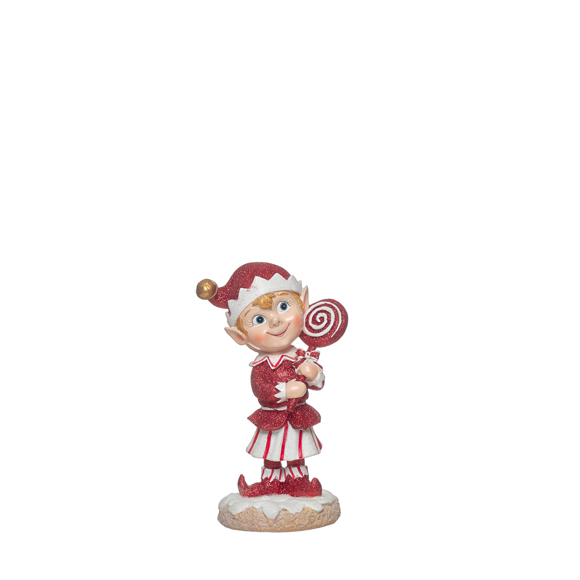 FIGURA ELFO NAVIDEÑO EN POLIRESINA