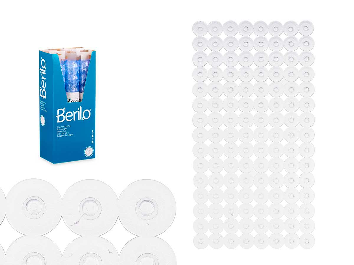 ALFOMBRA BAÑO ANTIDESLIZANTE TRANSPARENTE