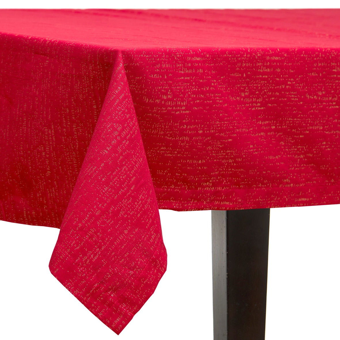 MANTEL NAVIDEÑO ROJO Y DORADO 150X250CM