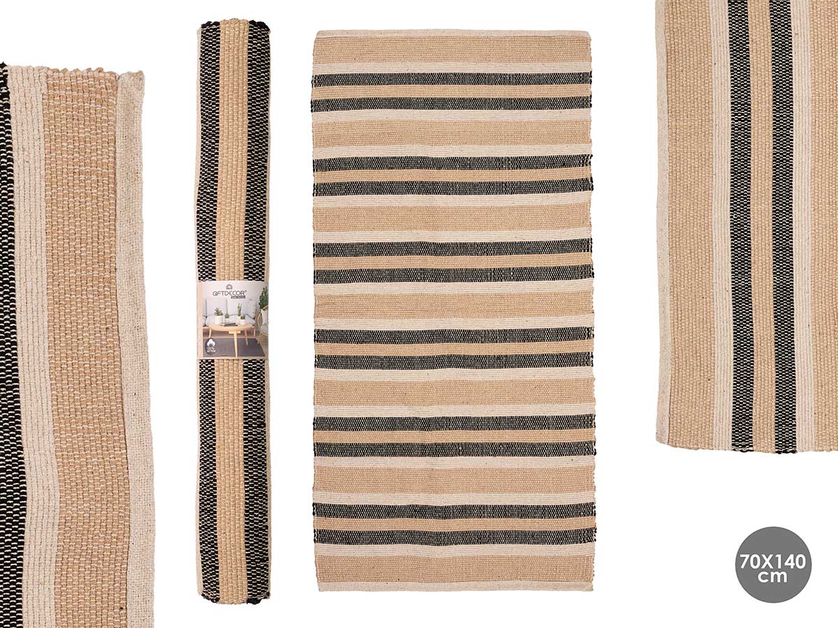 ALFOMBRA 3 COLORES 70X140CM