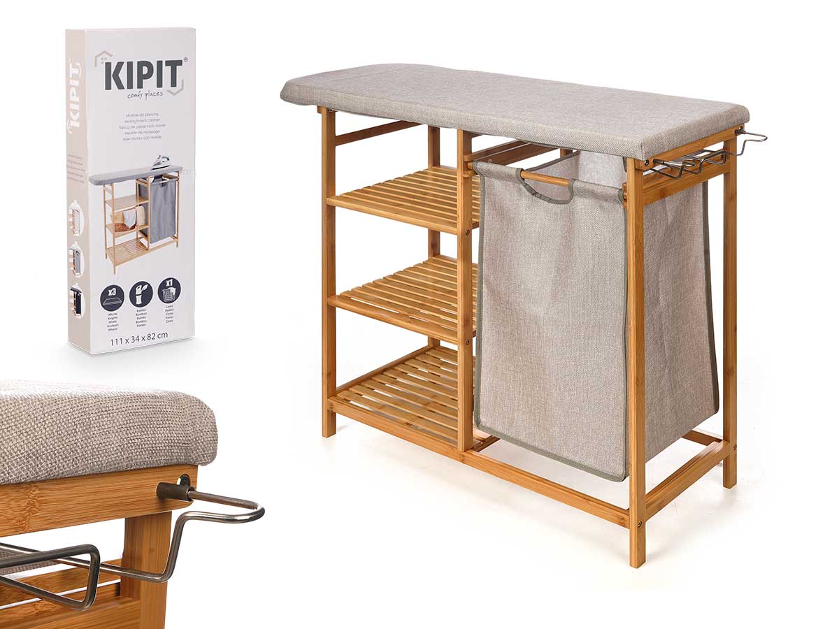 MUEBLE DE PLANCHA BAMBU CREMA