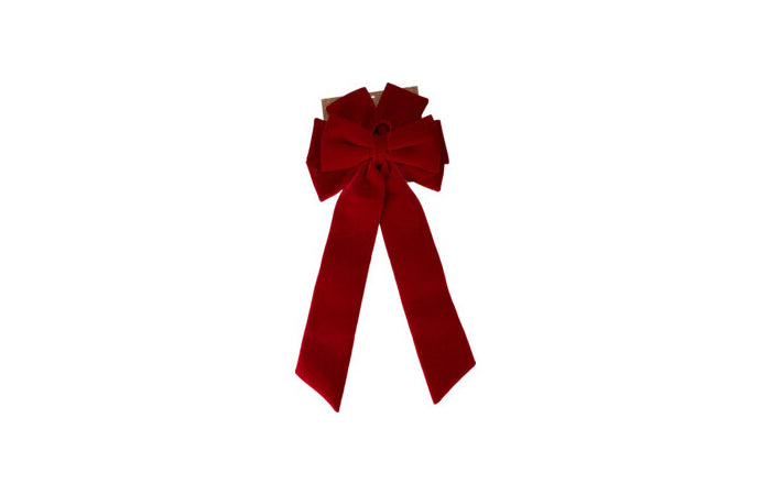 LAZO 2 CAPAS ROJO 90CM