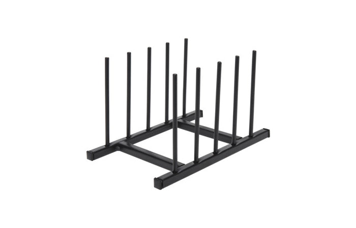 SOPORTE PLATOS METAL 20CM