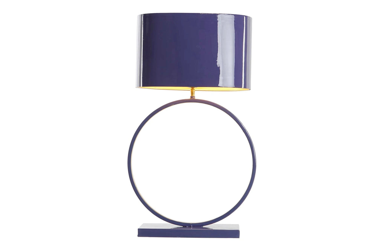 LAMPARA SOBREMESA HIERRO 41X20X71 LILA