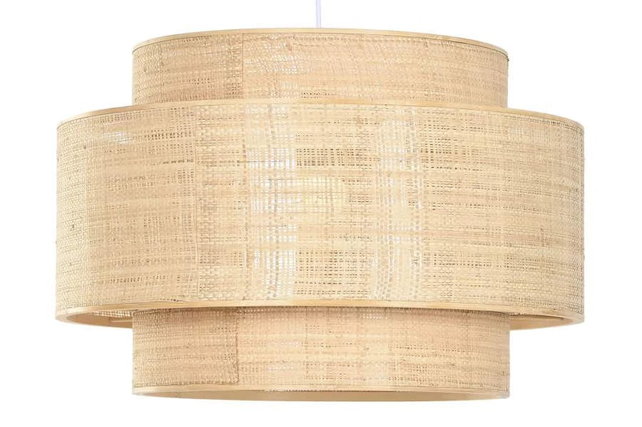 LAMPARA TECHO BAMBU 56X56X37 NATURAL MARRON