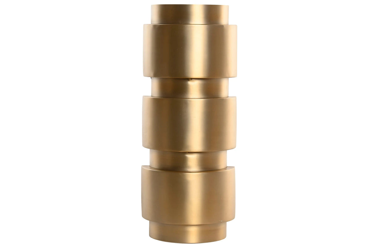 LAMPARA APLIQUE ACERO PATINADO 15X18X39 MATE