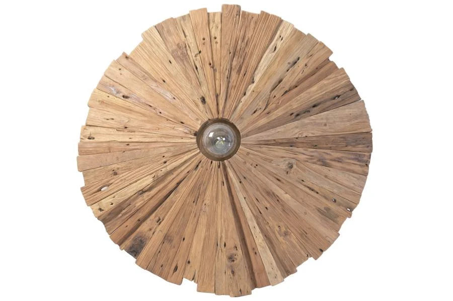LAMPARA APLIQUE TECA RECICLADA 80X18X80