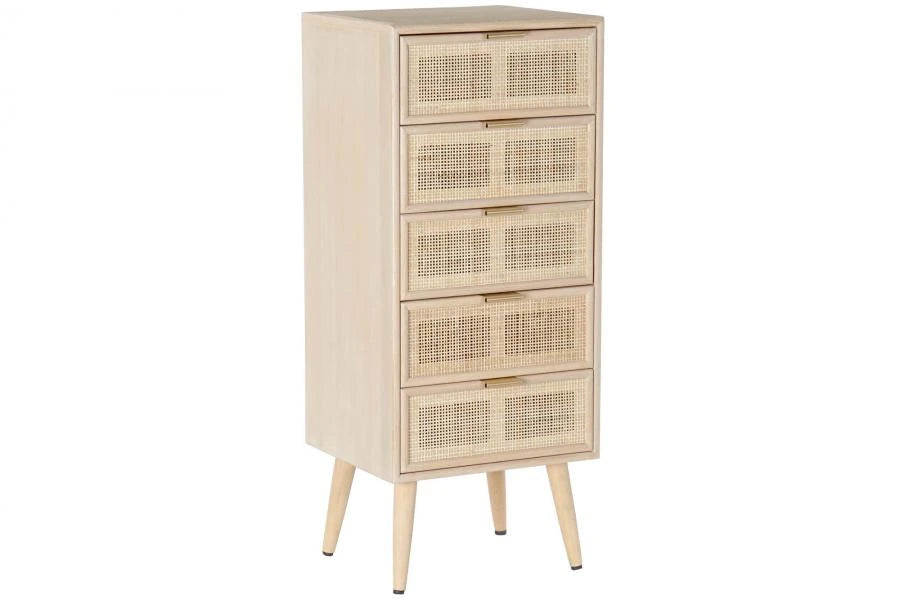 CAJONERA PAULOWNIA MDF 42X36,5X100,5 REJILLA